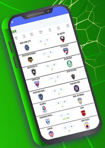 LiveGoal All Scores Screen 2