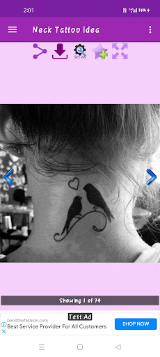 Neck Tattoo Idea Gallery Screen 3