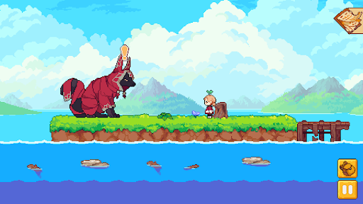 Android application Luna's Fishing Garden screenshort