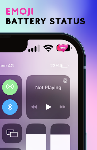 Emoji Battery Status Bar 2