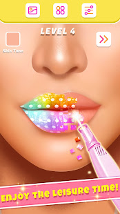 Lip Art Makeup Artist - Relaxing Girl Art Games  Screenshots 5