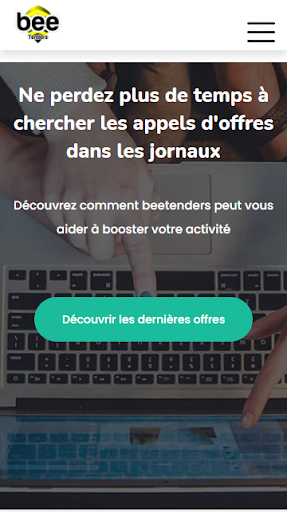 Android application Beetenders screenshort