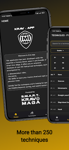 Android application Krav.app - Krav Maga Guide screenshort