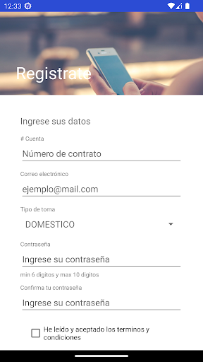 SOSAPATEX APP Screen 2