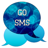 GO SMS - Blue Heart Love icon