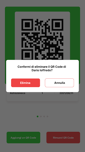 Family Green Pass - Green Pass Screen 2