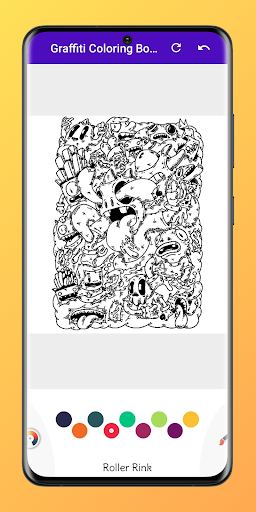 Cool Graffiti Coloring Book Screen 3