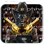 Western Skull Gun Keyboard Theme  for PC Windows and Mac