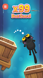 Kitty Jump! - Tap the cat! Hop it into the box! Screenshot