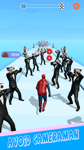 Spider Runner | vs Skibidi Man 1.1 APK + Мод (Unlimited money) за Android