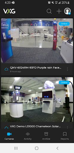 Android application Blue Alert Motion screenshort