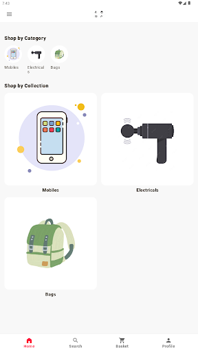 Android application The First Contact screenshort