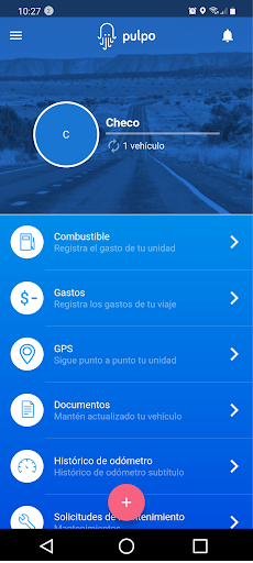 Android application Pulpo screenshort