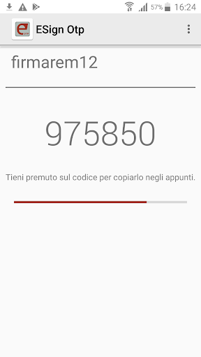 eSignOTP Screen 2