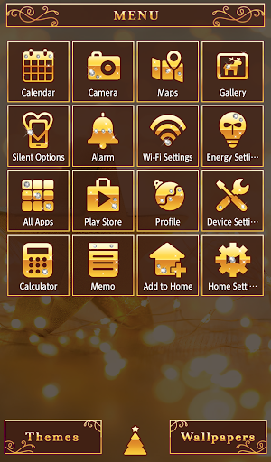 Xmas Wallpaper Star Glow Theme Screen 2