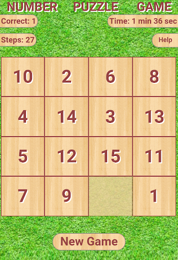 Number Puzzle Game Screen 2