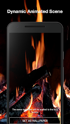 Real Fireplace Wallpaper Pro