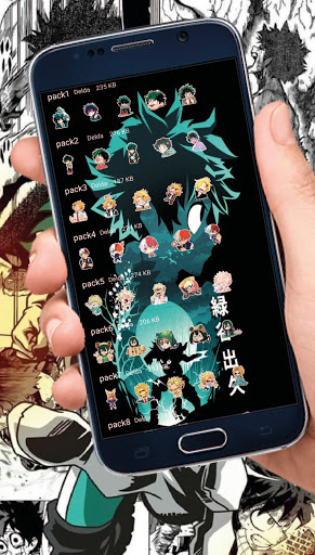 Android application Stickers no Hero for WSP screenshort