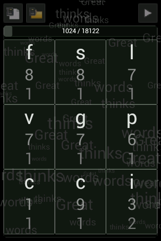Words Screen 2