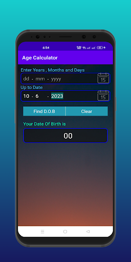 Age Calculator DateOfBirth Screen 3