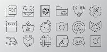 Arcticons Black - Icon Pack APK