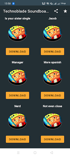 Technoblade Sound Buttons  Meme Soundboard