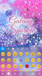 screenshot of Galaxy Sparkle Kika Keyboard