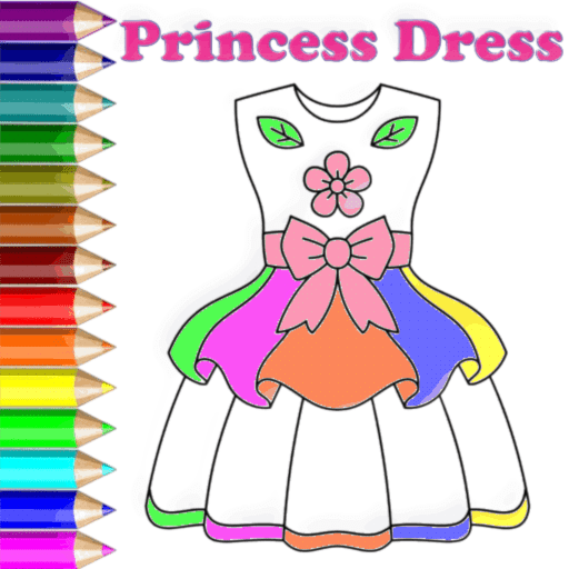 Coloring Wedding Dress logo