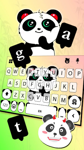 Chubby Lovely Panda Keyboard T Screen 3