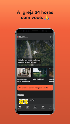 Android application Igreja Familia Extraordinária screenshort