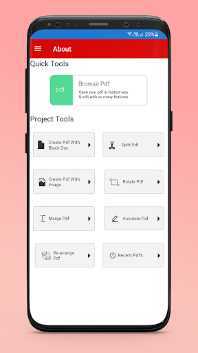 Android application Ideal Pdf Editor: Jpg to Pdf screenshort