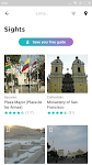 screenshot of Lima Travel Guide in English w