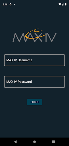 Android application MAX IV Notify screenshort