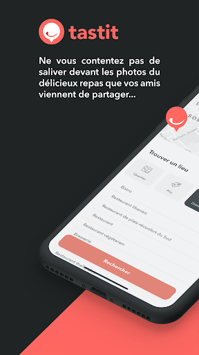 Android application Tastit : Votre guide gourmand! screenshort