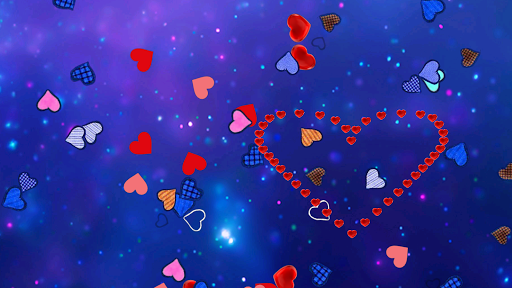 Hearts Parallax Live Wallpaper Screen 3
