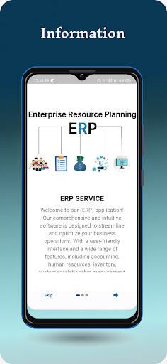 Android application ERP Service screenshort