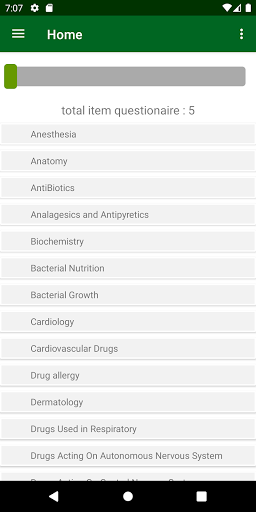 Android application MEDICAL REVIEWER screenshort