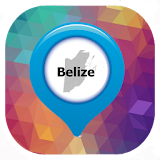 Belize map icon