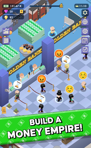 Idle Bank v1.6.0 MOD APK (Free Rewards)