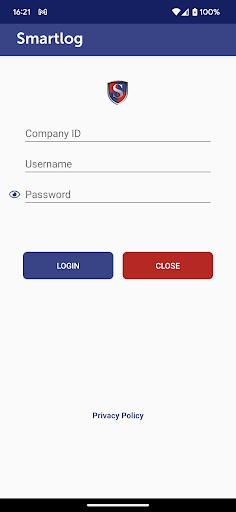 Android application Smartlog® screenshort