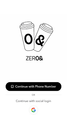 Android application ZERO& screenshort