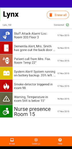 Android application COBS Lynx screenshort