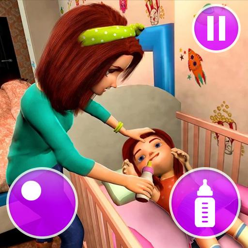 Jogo Virtual da Mãe: Simulador da Mãe da Família