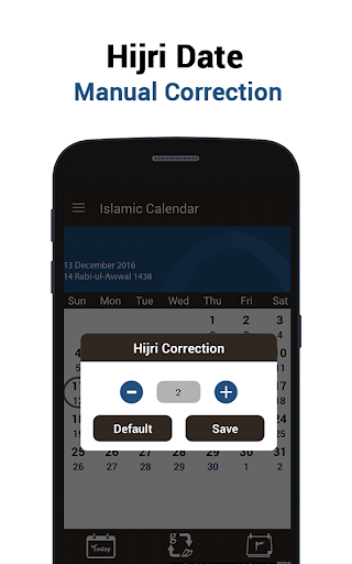 Islamic Hijri Calendar Screen 3