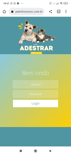 Android application Adestramento para Cães e Gatos screenshort