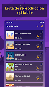 Captura de Pantalla 10 Bíblia para niños. Cuentos 0+ android