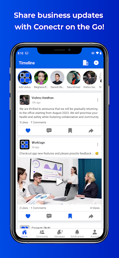 Android application Worklage - Enterprise Intranet screenshort