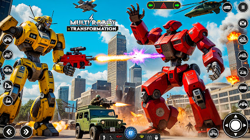 Robot Transform Car Games 3D screenshot 6