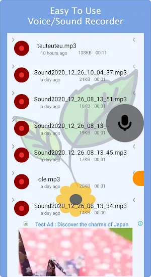 Voice Recorder(Sound Recorder) screenshot 0