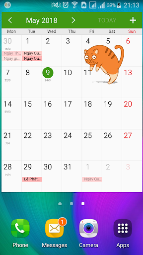 Android application Cat Floating, Kite Simulator, screenshort